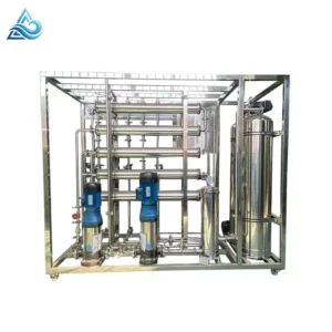 Sistema de Osmose Reversa WCT_1000_Gpd_para Tratamento de Água Residual