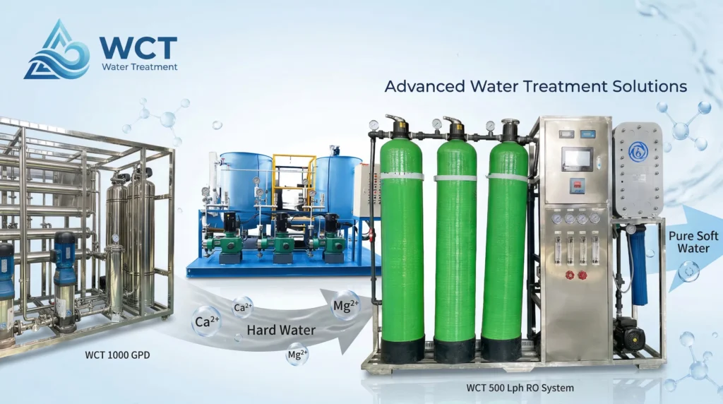 tratamento de água com água dura