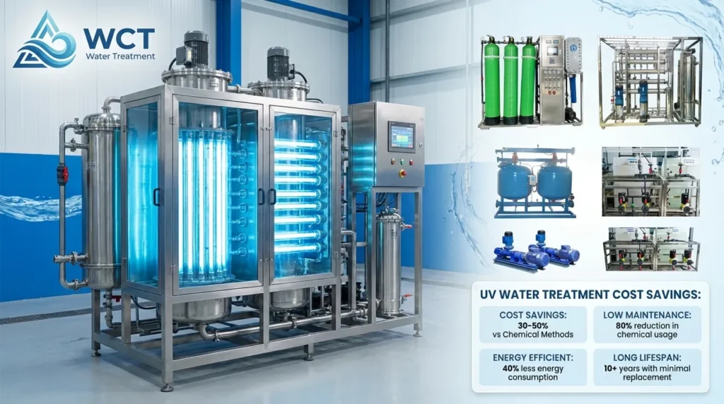 de tratamento de água por UV