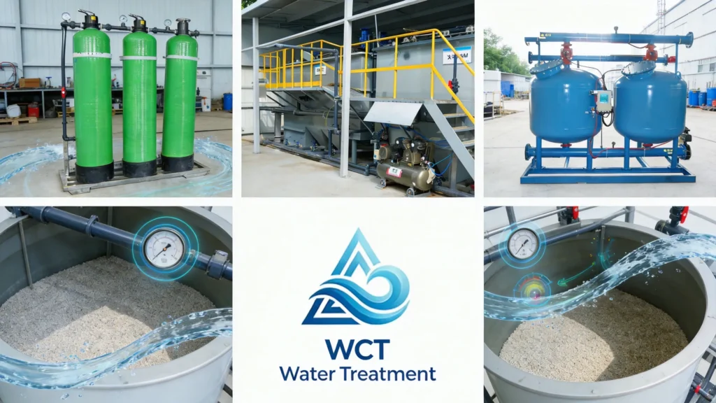 tanque de tratamento de água residual