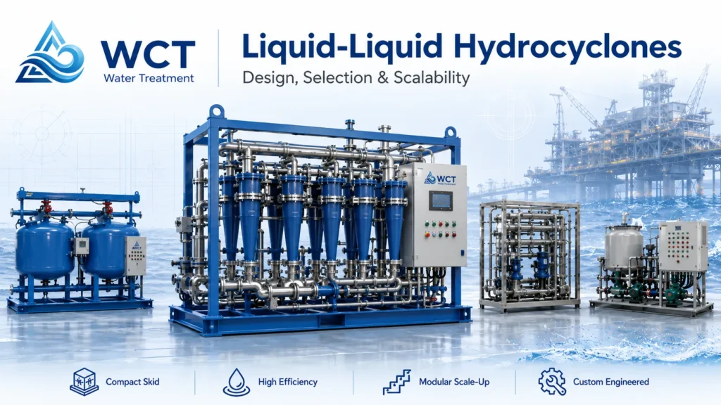 Design, Seleção e Escalabilidade de Hidrocyclones de Líquido-Líquido