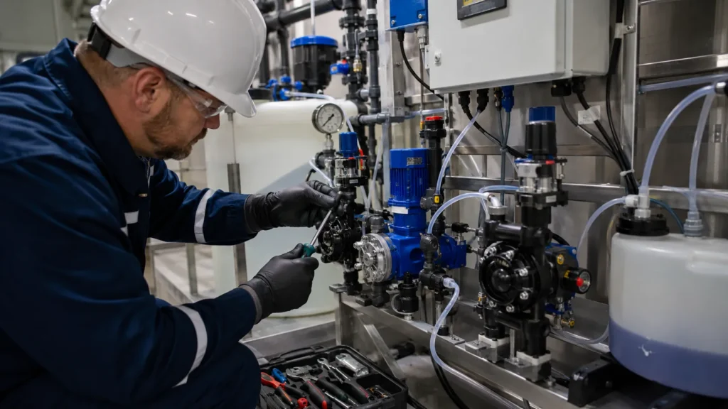 manutenção_do_sistema_de_dosagem_química